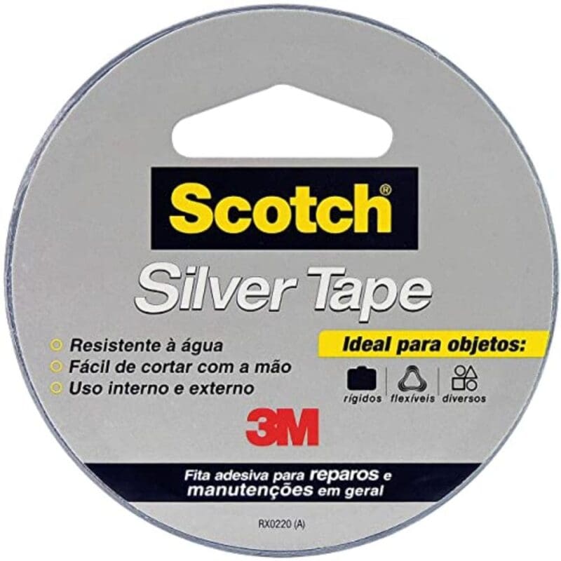 FITA SILVERTAPE 3M 45X05MT MULTIUSO