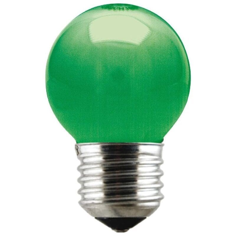 LAMP BOLINHA VERDE E27 15W/127V KIAN