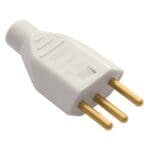 PINO MACHO 3P 10A CINZA FAME