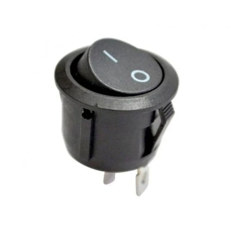 CHAVE GANGORRA REDONDA PRETA LIG/DESL.