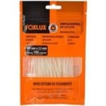 ABRACADEIRA DE NYLON BRANCA 100MM X 2,5MM COM 100 FOXLUX