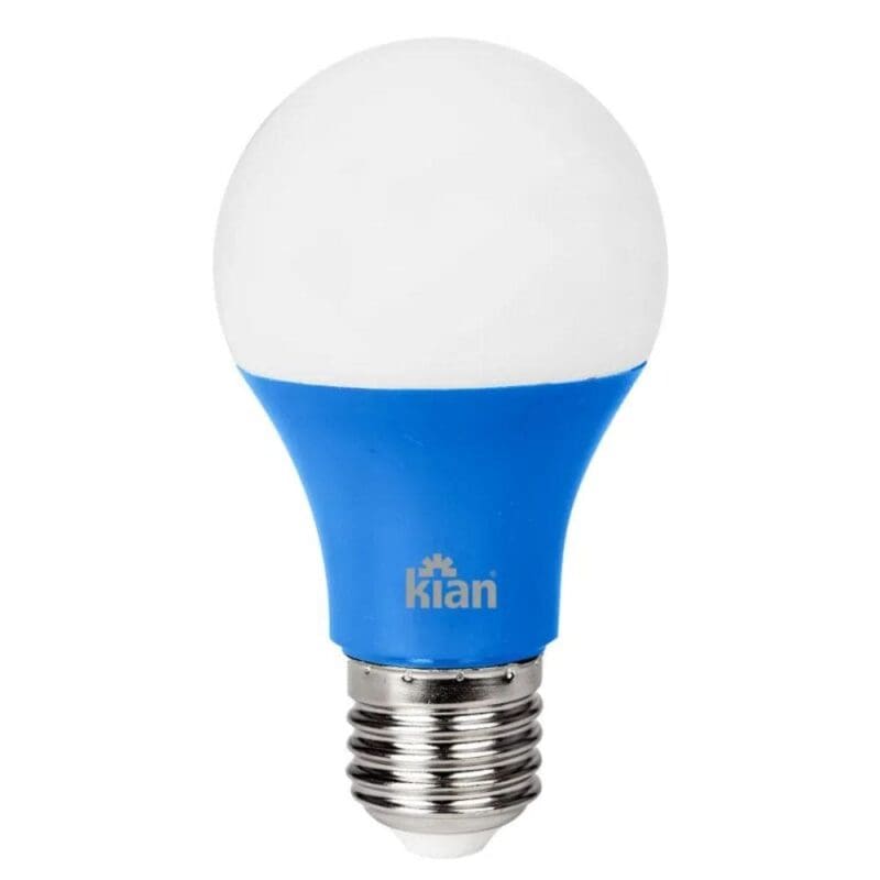 LÂMPADA LED BULBO A60 7W AZUL E27 BIVOLT KIAN