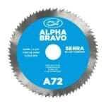 SERRA CIRCULAR 4 3/8X72D ALPHA BRAVO