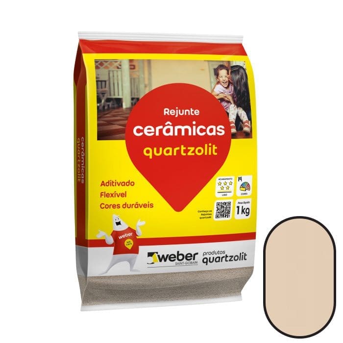 REJUNTE CERAMICO BEGE 1KG QUARTZOLIT