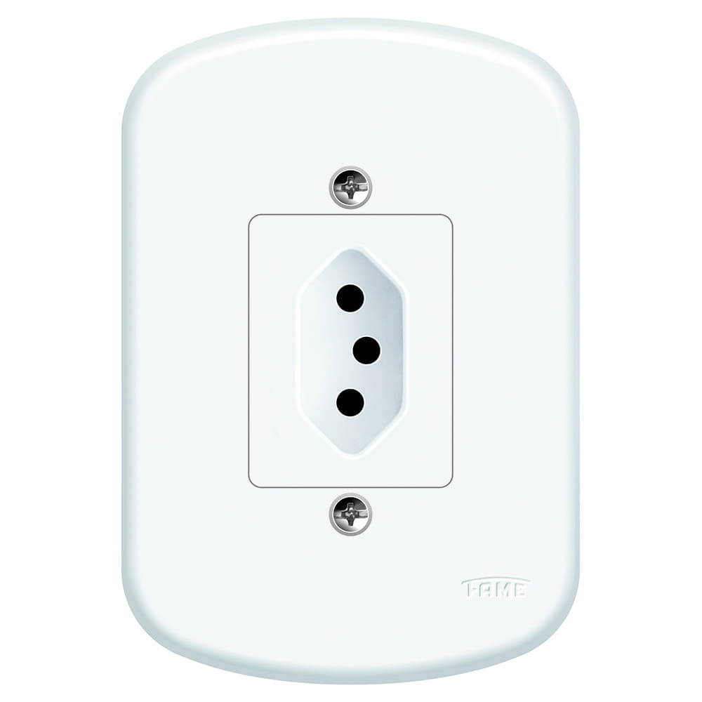 BLANC CONJUNTO 1 TOMADA 10A FAME