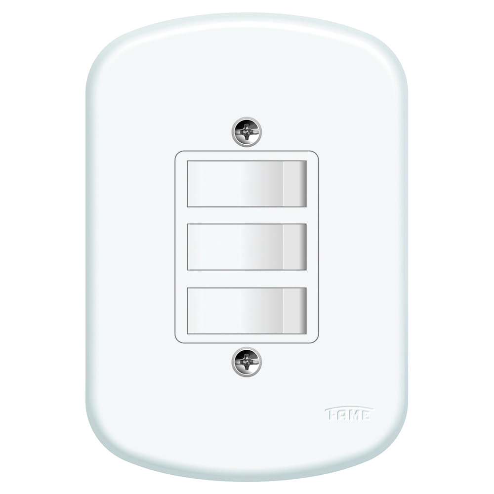 BLANC CONJUNTO 3 INTERRUPTORES FAME