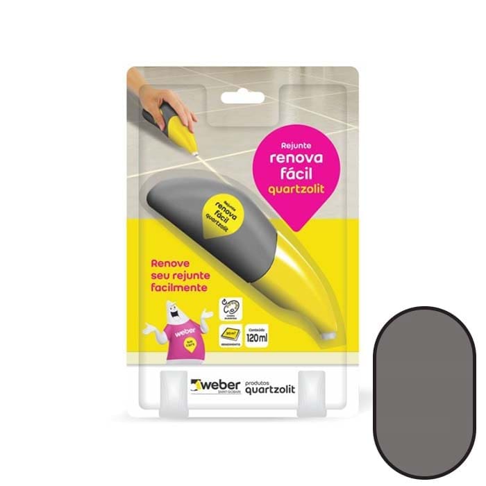 REJUNTE RENOVA FACIL PRETO GRAFITE 120ML QUARTZOLIT