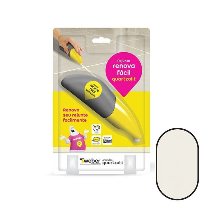 REJUNTE RENOVA FACIL BRANCO 120ML QUARTZOLIT