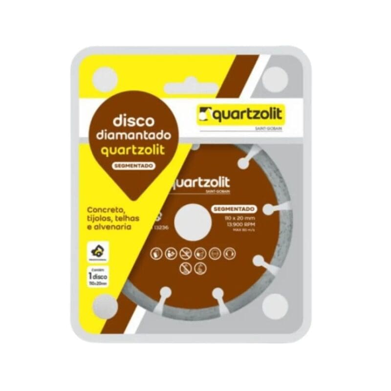 DISCO DIAMANTADO SEGMENTADO QUARTZOLIT