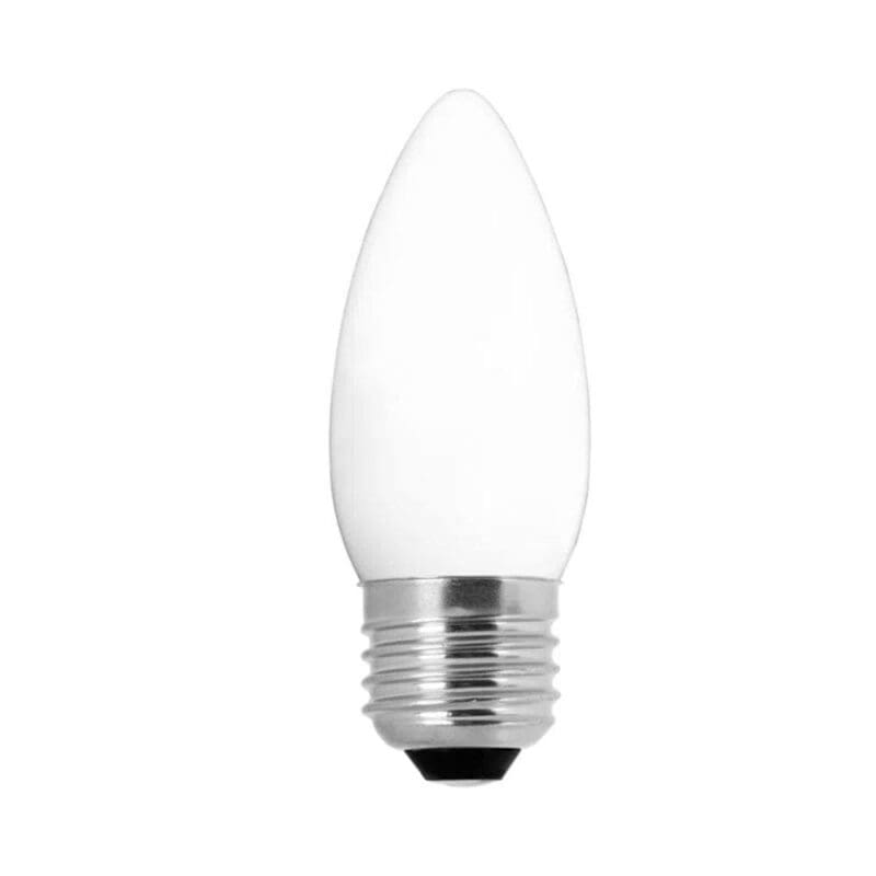 LÂMPADA INCANDECENTE VELA LISA 40W 127V E27 LEITOSA KIAN