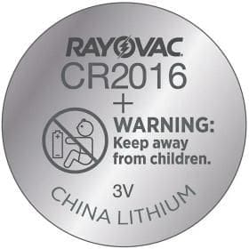 BATERIA CR2016 RAYOVAC
