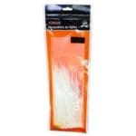 ABRACADEIRA DE NYLON BRANCA 280MM X 4,8MM COM 100 FOXLUX