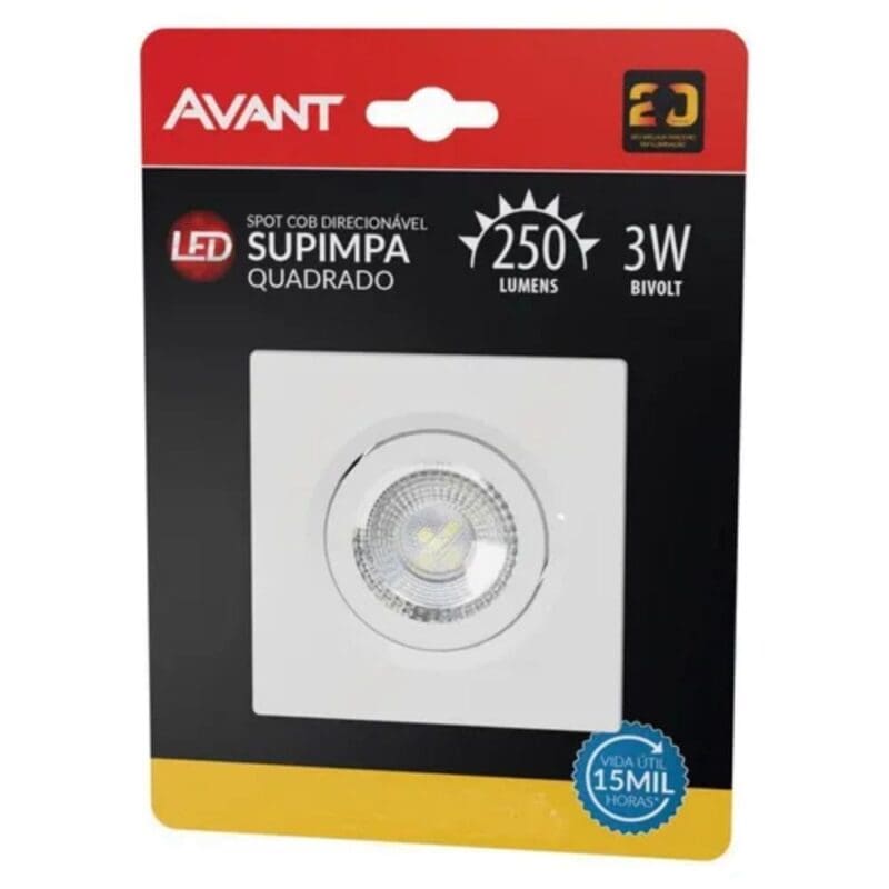 LUM SPOT 3W 865 QUA BIV AVANT