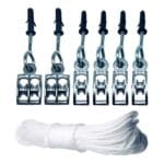 KIT CARRET ZAMAK P/VARAL C/CORDA DE NYLON 15M