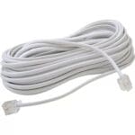 CABO LISO P/TEL/FAX/SEC. 10M