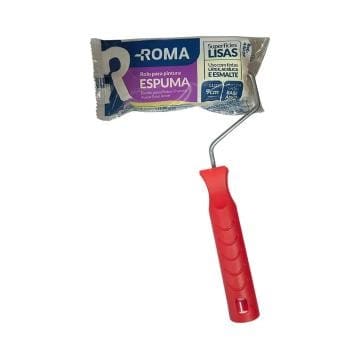 ROLO DE ESPUMA COM CABO 9 CM ROMA