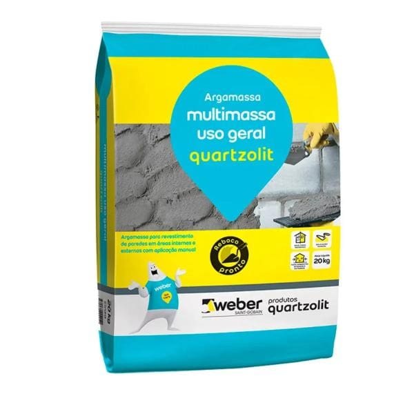 ARGAMASSA MULTIMASSA USO GERAL QUARTIZOLIT