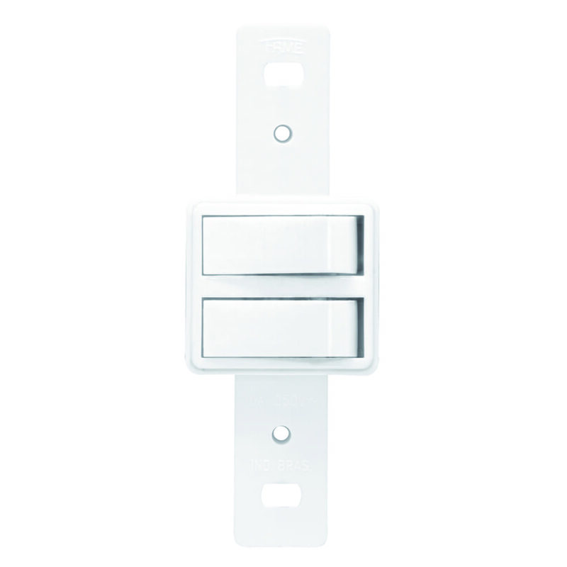 BLANC PEÇA 2 INTERRUPTORES FAME