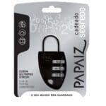 CADEADO DE SEGREDO CS23 PRETO PAPAIZ
