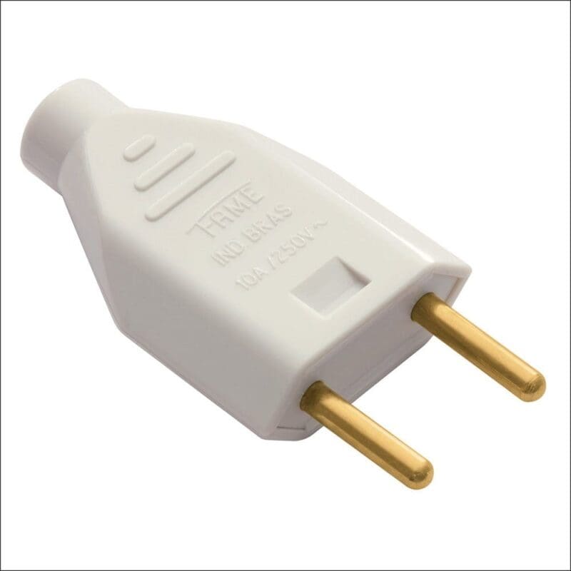 PINO MACHO 2P 10A CINZA FAME