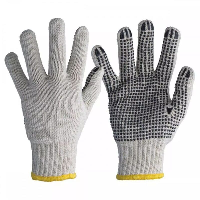 LUVA MALHA PIGMENTADA BRANCA COTTON