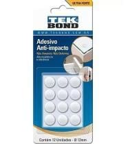 PROTETOR BUMPER REDONDO P 12MM CARTELA COM12 TEKBOND