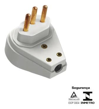 PINO MACHO 3P 20A BRANCO ILUMI