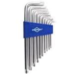 CHAVE TORX COM 10 PECAS T9 A T50 LONGAS BRASFORT