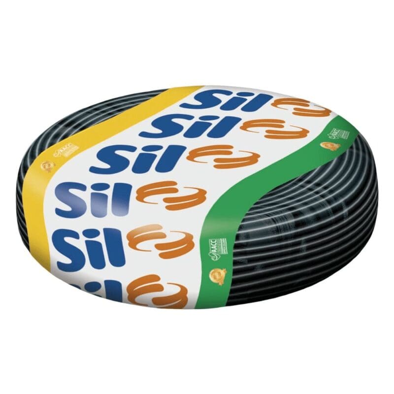 FIO CABINHO FLEX 04,0MM PRETO ROLO 100M SIL