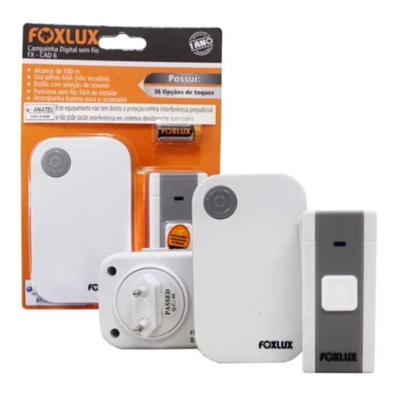 CAMPAINHA S/FIO 100M FOXLUX