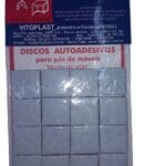 PROTETOR FELTRO 25X25MM 16PC QUADRADO PQ