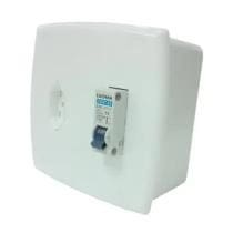 CAIXA PARA AR COM TOMADA E DISJUNTOR 25A EMBUTIR ILUMI