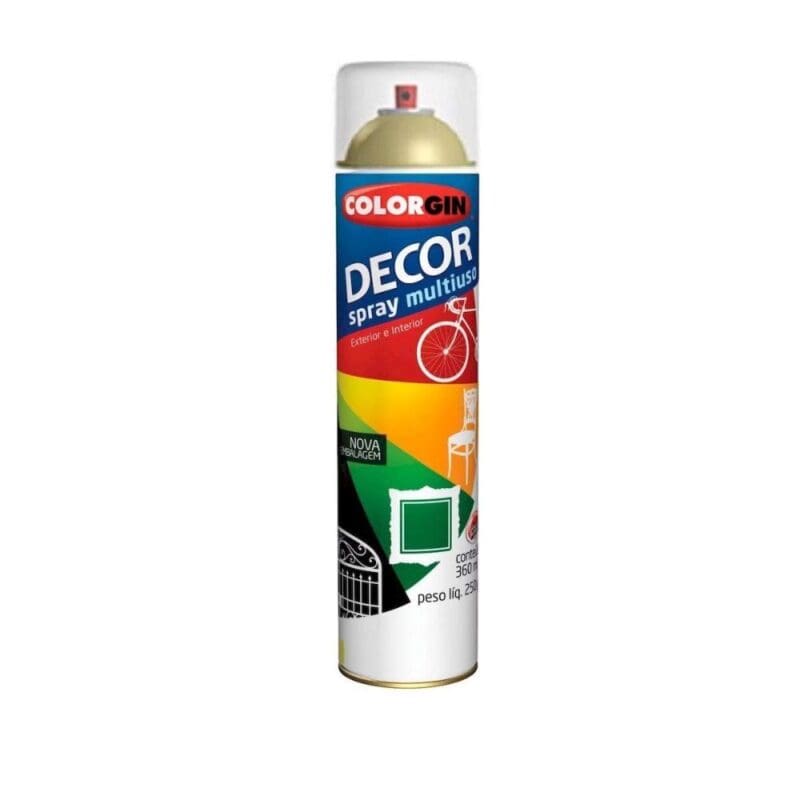 TINTA SPRAY VERNIZ 360ML COLORGIN DECOR