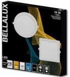 LUMINARIA LED 18W EMBUTIR QUADRADA BRANCA BIVOLT BELLALUX