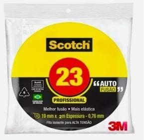 FITA ISOLANTE AUTO FUSAO 19 X 02M SCOTCH