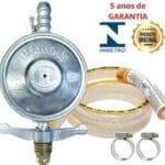 REGULADOR GAS PEQUENO COMPLETO MANGUEIRA 1,25 CM IMAR