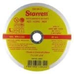DISCO DE CORTE P/INOX 7X 1/16 X 7/8 STARRETT