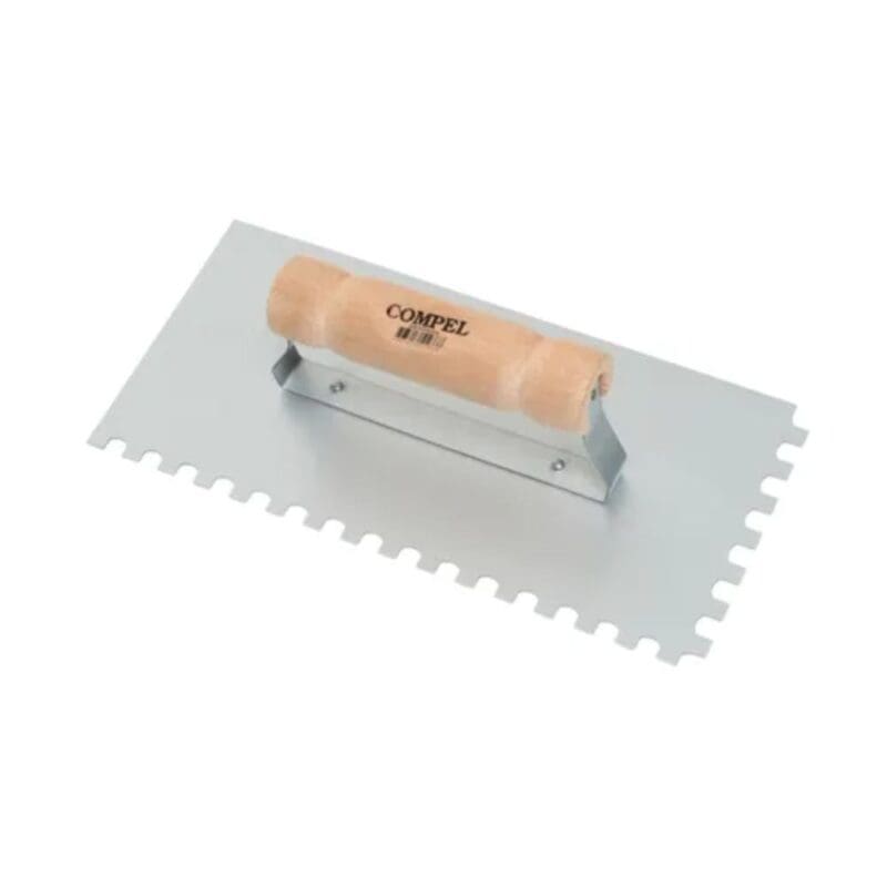 DESEMPENADEIRA DE ACO DENTADA 12X24 COMPEL